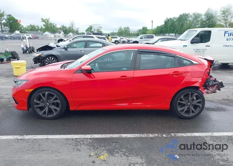 2021 Honda Civic Sport z USA, uszkodzony, nr VIN 2HGFC2F81MH520687